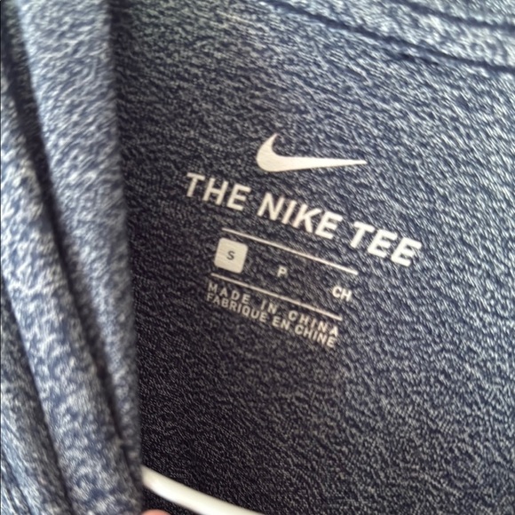 Nike Heather Gray Hoodie with Light Blue Accents North Carolina - Picture 3 of 5